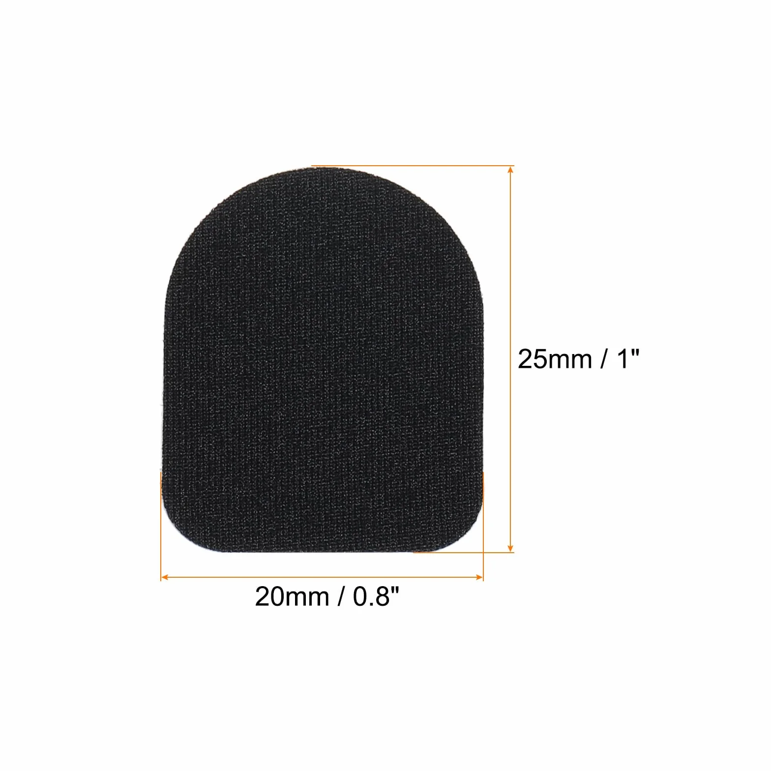 QUARKZMAN Naklejki na rękawiczki do ekranu dotykowego, 1" x 4/5", 32 sztuki