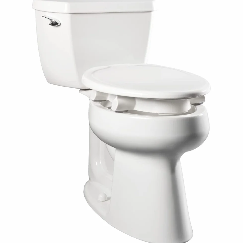 Bemis Independence 7YE85300TSS 000 Clean 7,6 cm przedłużona deska sedesowa z ekranem, zestaw sprzętowy, narzędzie instalacyjne, arkusz instrukcji, biały