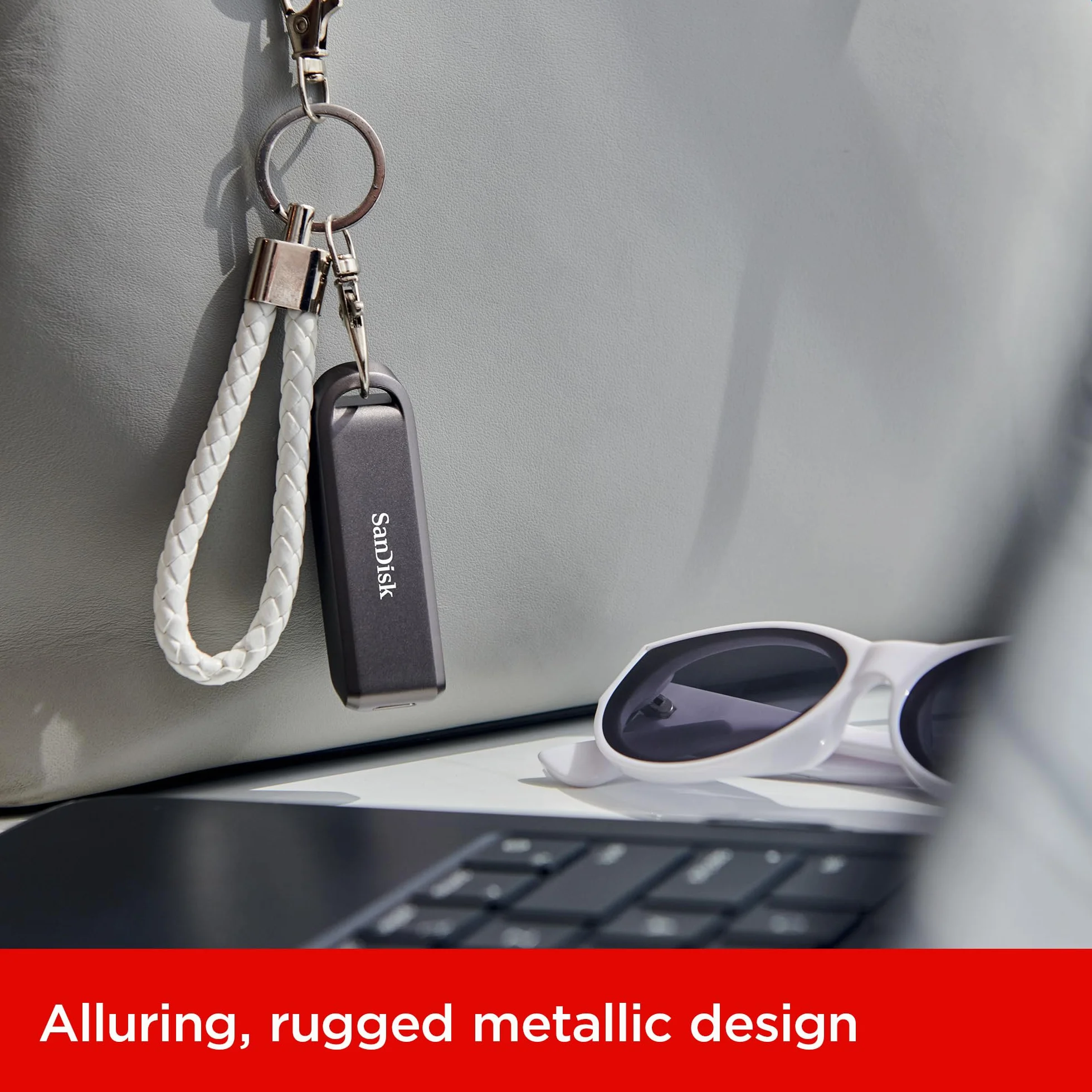 SANDISK Extreme PRO 256 GB High-Performance USB USB-C Dysk flash (prędkości odczytu do 1000 MB/s oraz zapisu do 900 MB/s, RescuePRO Deluxe)