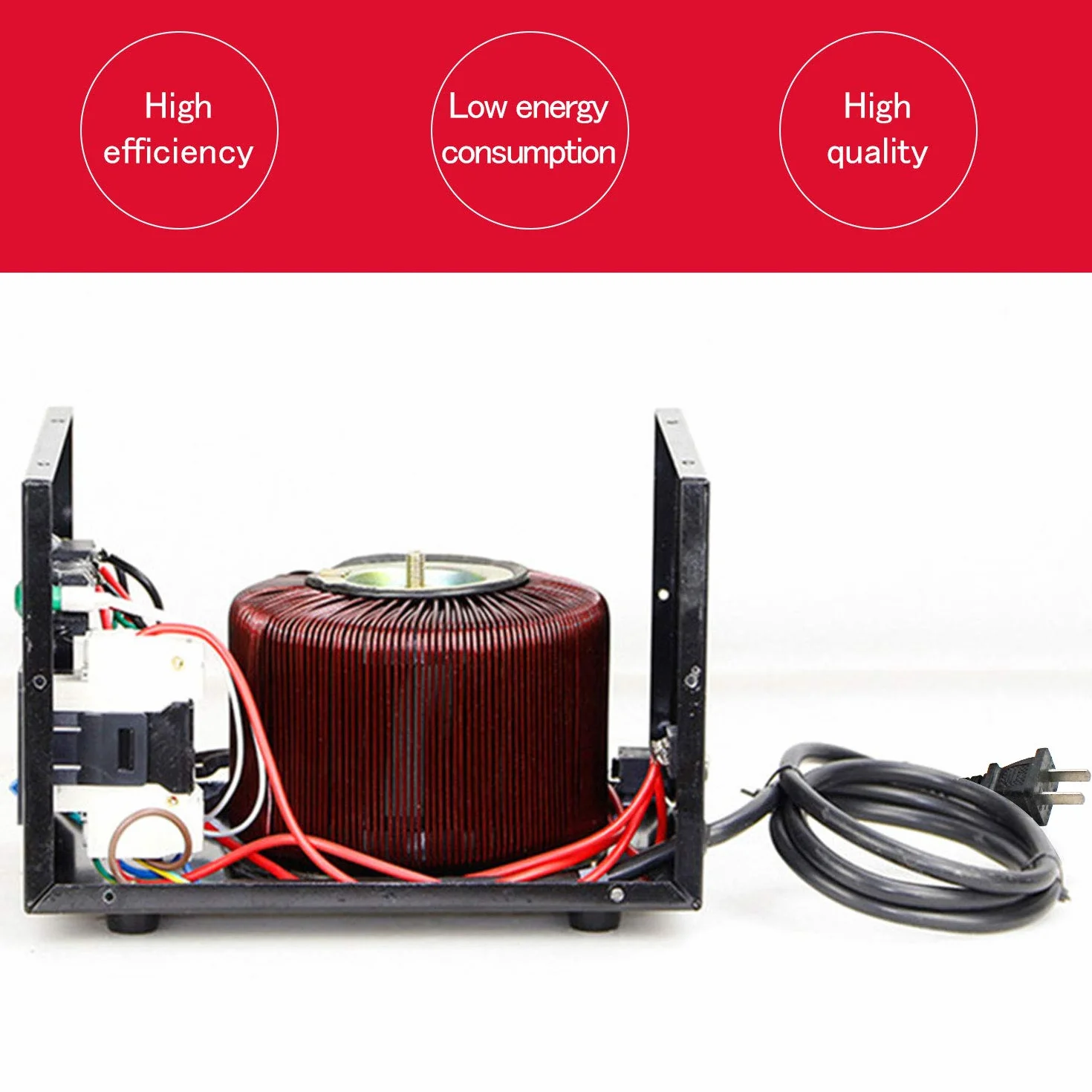 Konwerter napięcia 500 VA USA transformator pierścieniowy 220 V na 110 V Step Up & Step Down Voltage Converter 500 W