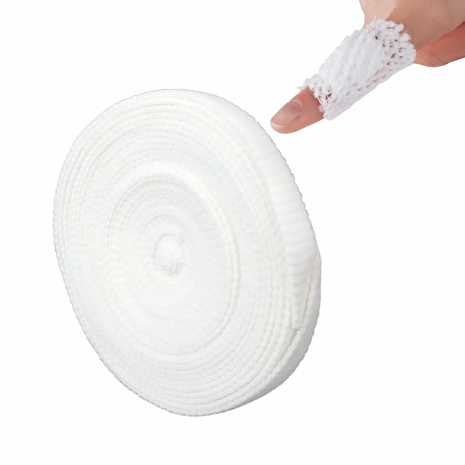 Elastyczny bandaż siatkowy do opatrunków na rany, elastyczny bandaż siatkowy, 7 x 1,5 cm, elastyczny bandaż siatkowy elastyczny bandaż do mocowania bandaży, elastyczny bandaż rurowy