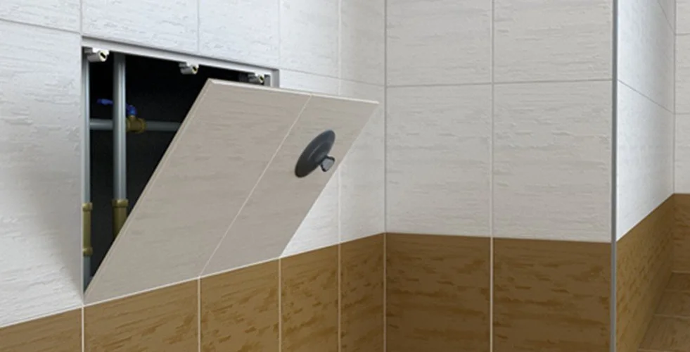 Drzwi rewizyjne klapa rewizyjna magnetyczna z możliwością kafelkowania: 600 x 300 mm