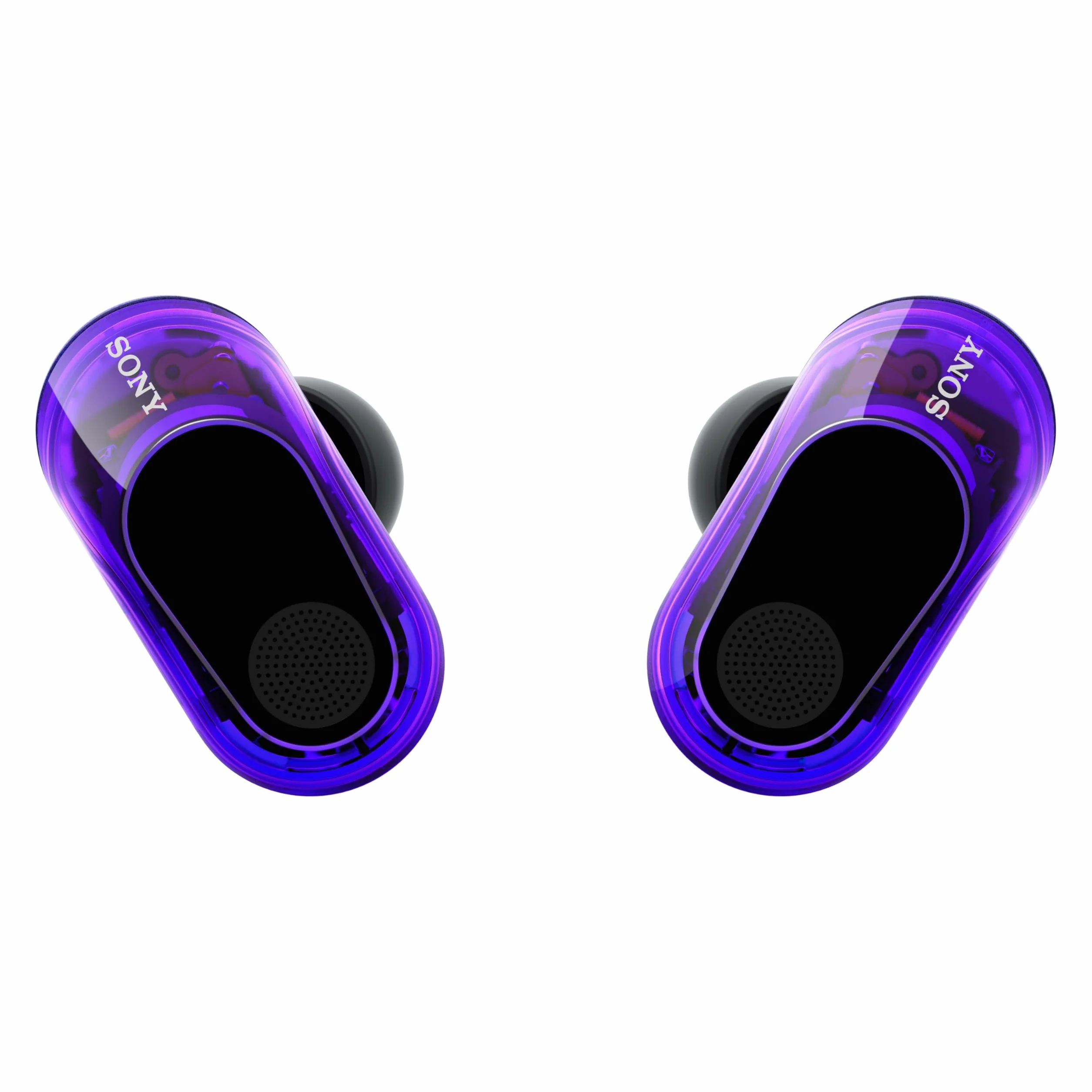 Sony INZONE Buds – prawdziwie bezprzewodowe słuchawki gamingowe, 360 Spatial Sound, ANC, do 24 h, Glass Purple