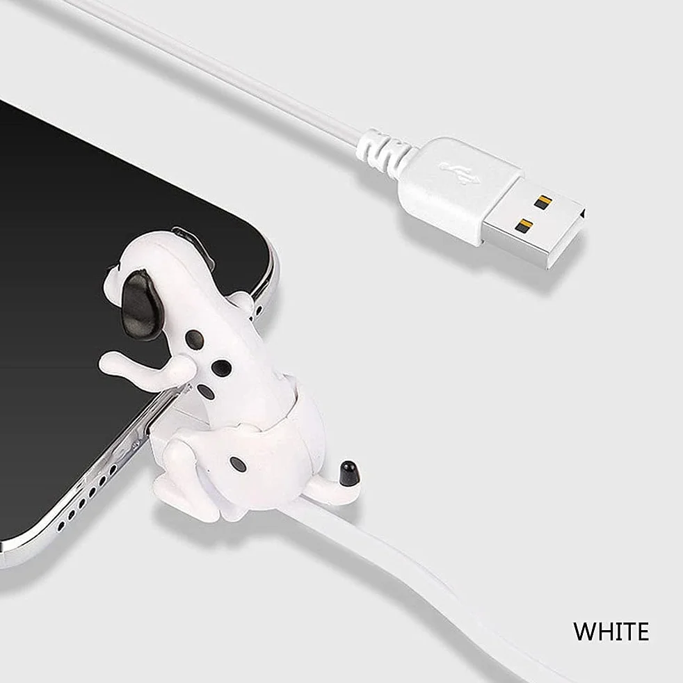 Kabel USB z psem do szybkiego ładowania smartfona typ C