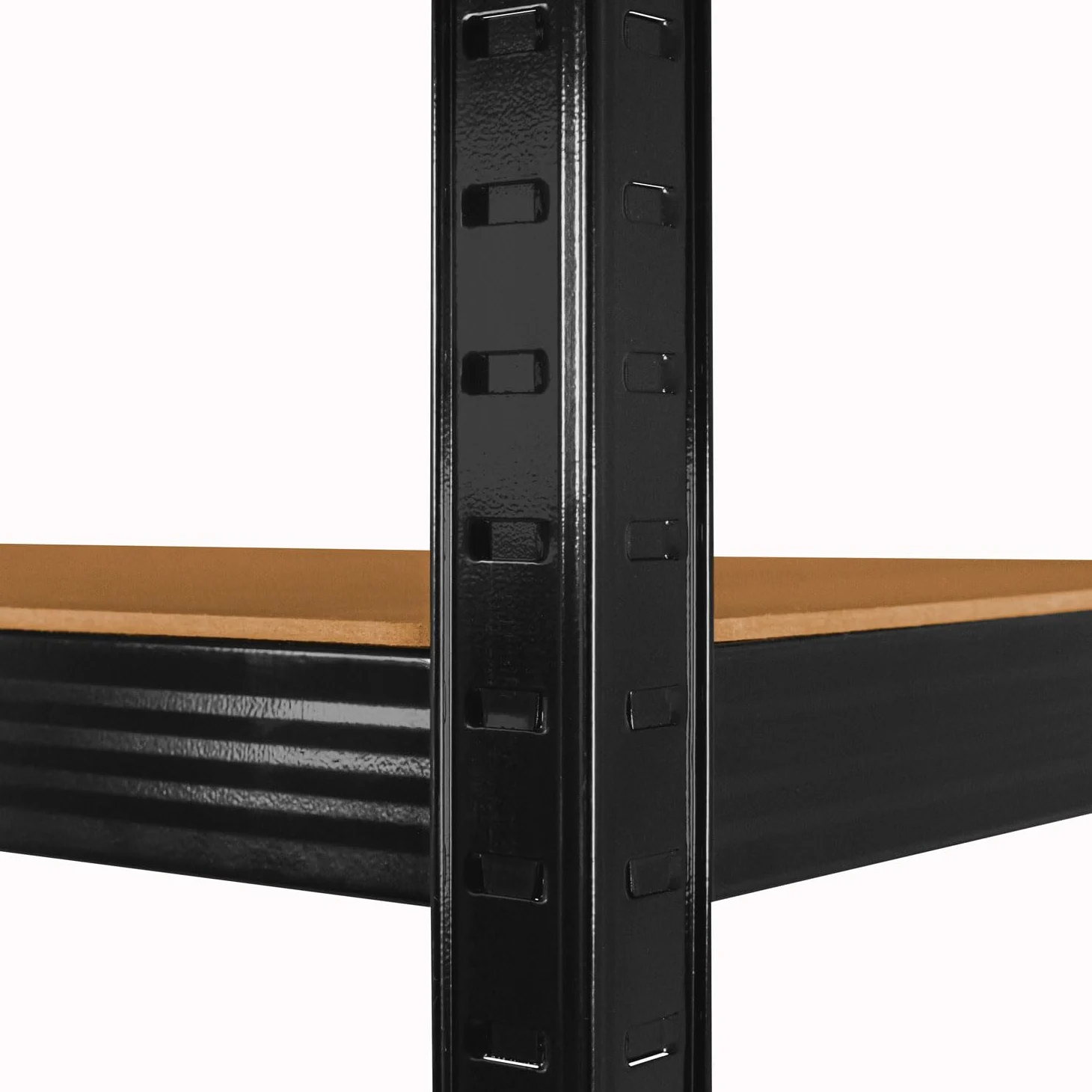 BOUDECH Brace 120 regał do dużych obciążeń, regał z metalu i płyty MDF, z 5 regulowanymi półkami, 180 x 120 x 40 cm