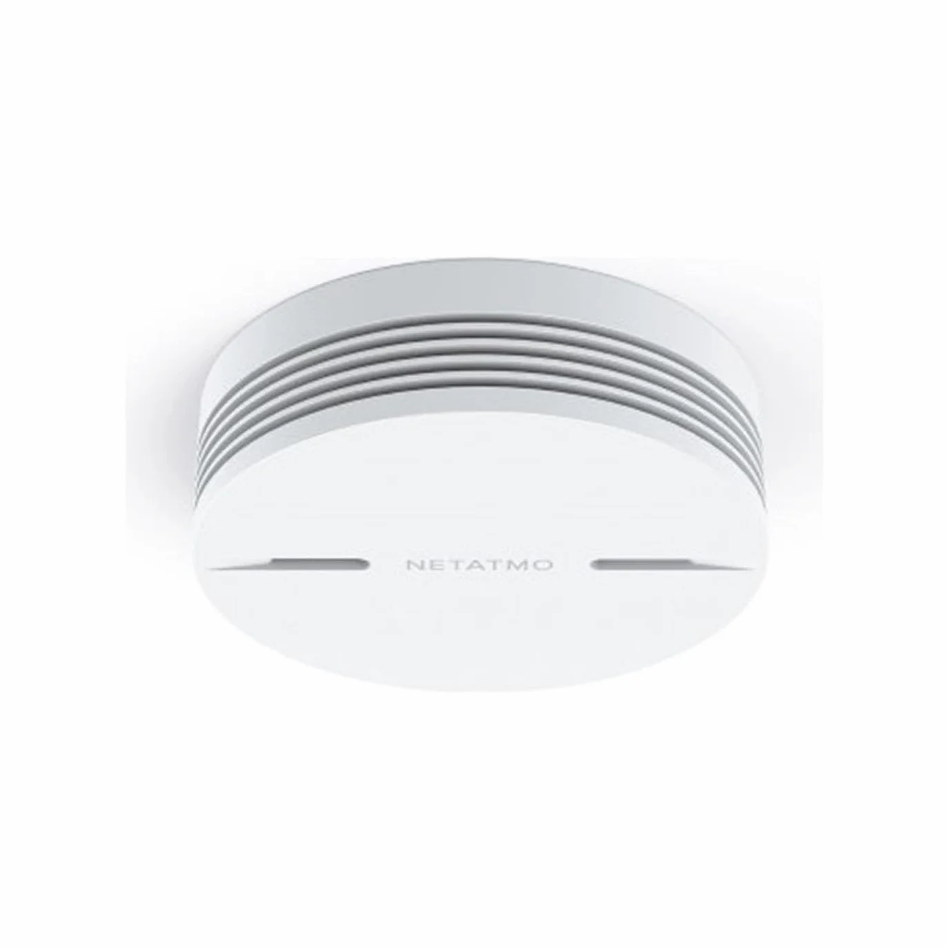 Netatmo Inteligentny Czujnik Dymu, 10 lat baterii, automatyczne testy, alarm pożarowy połączony bez centralki, certyfikowany NF i EN14604, NSA-FR, unikalny, biały
