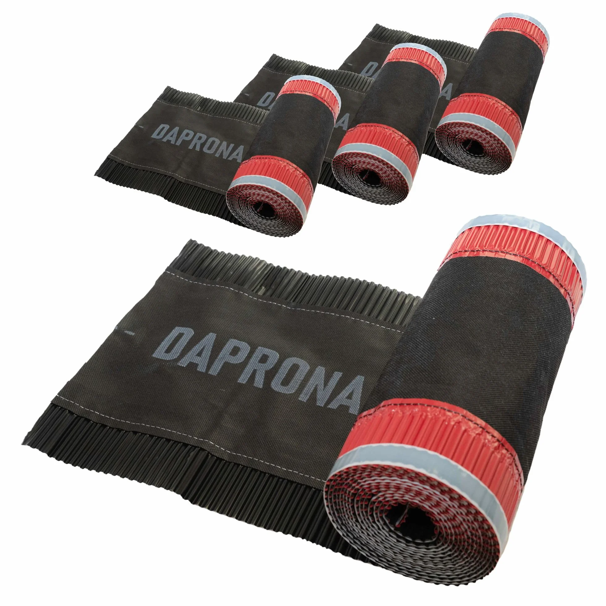 Ta¶ma kalenicowa aluminiowa 4 rolki - 390mm x 5m czarna (RAL 9005) G±sior rolkowy do optymalnego pokrycia kalenicy, klej super butylowy