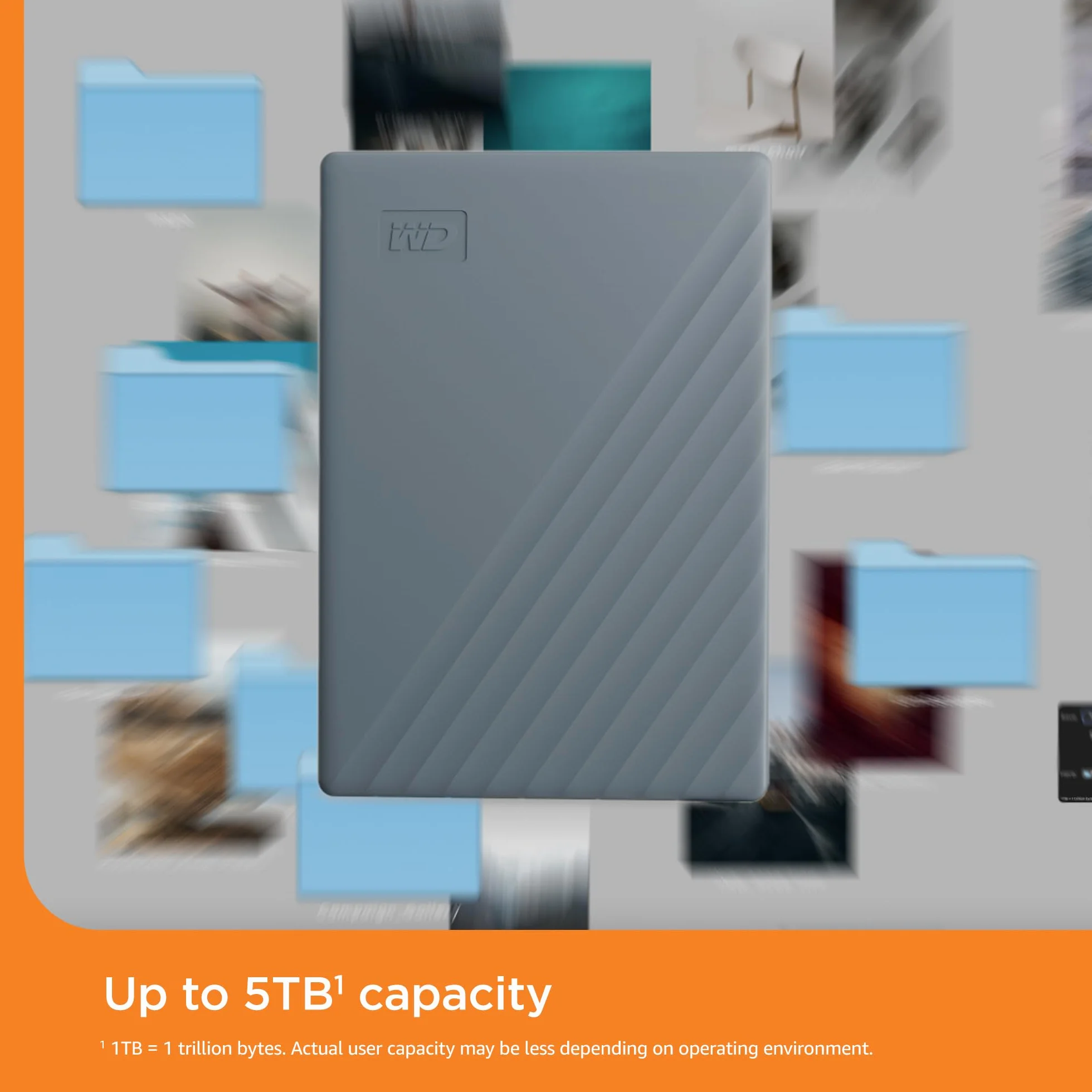 WD My Passport Przenośny dysk twardy 5 TB USB-C USB-A