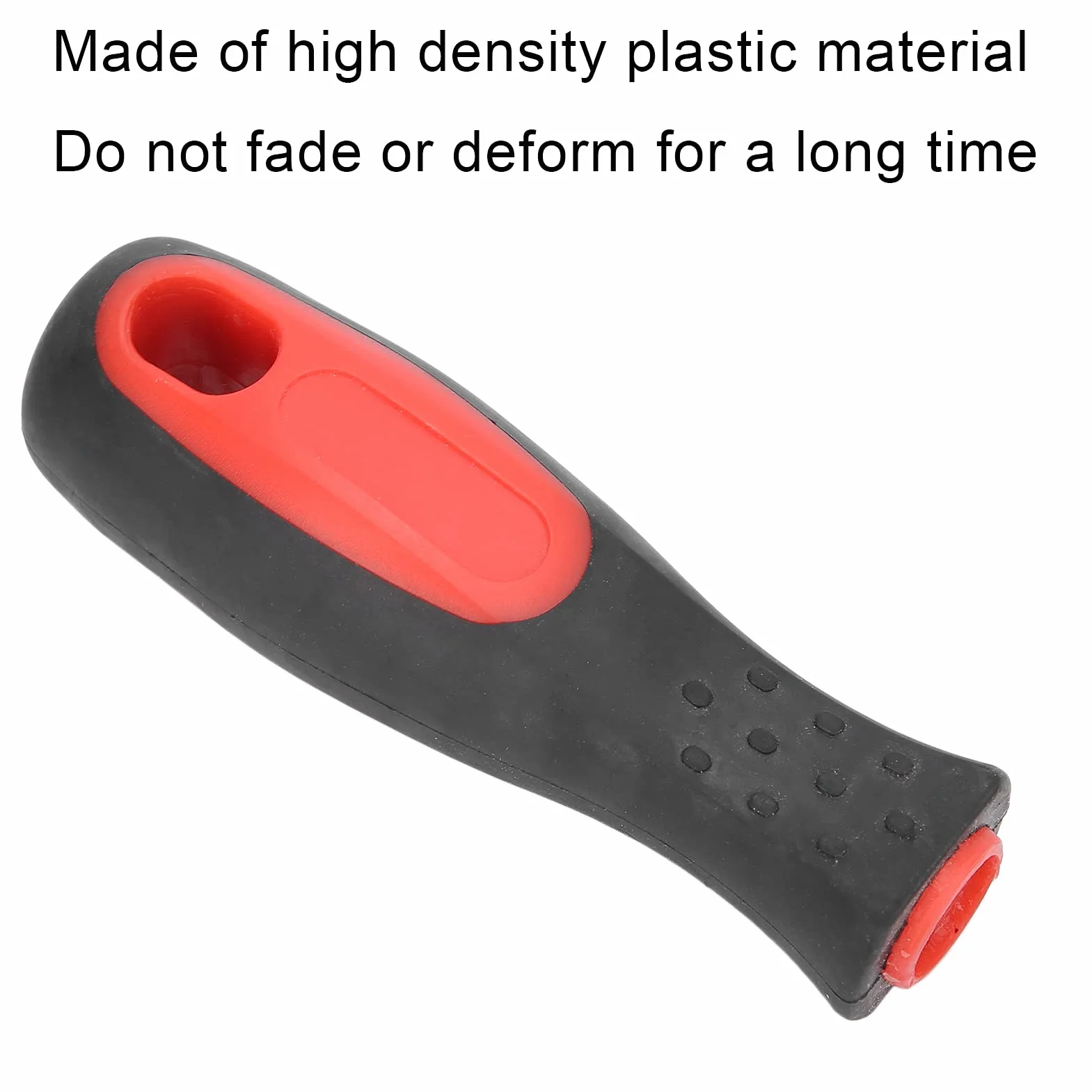 Stalowa rąkojeść do pilników płaskich i podkowy ergonomiczna z plastikowym uchwytem
