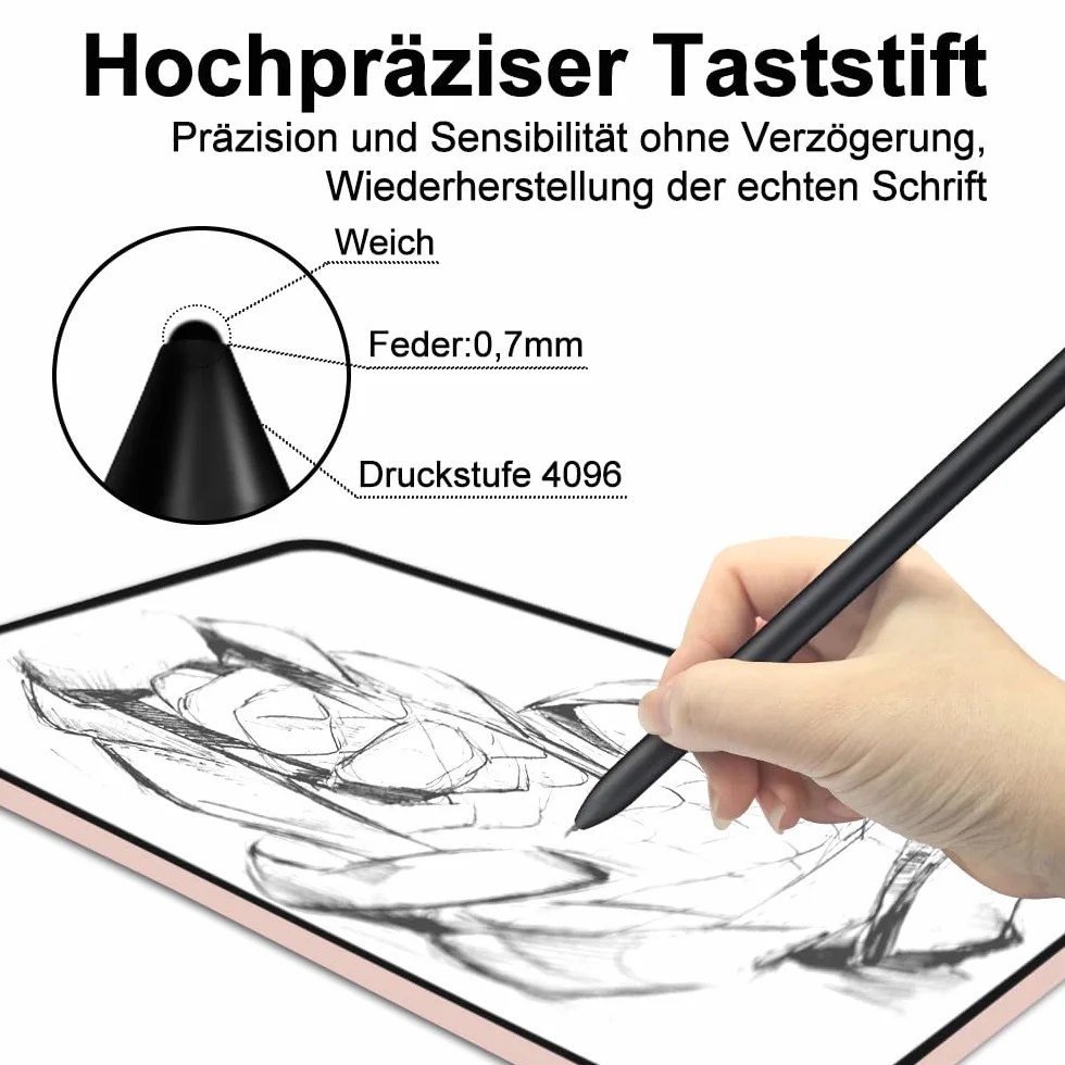 3 szt. S Pen Nibs do Samsung Galaxy S Pen Tips do Tab S10 / S9 /S8/ S7 / S6 / S24 / S25/S23 / S22 / S21 / Note 20 / Note 10 Wszystkie wersje (3 szt. czarne)