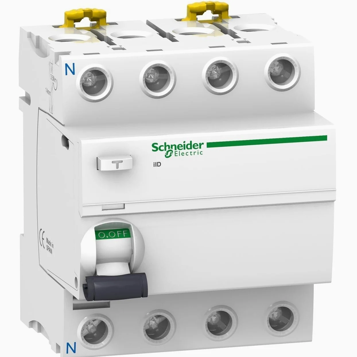 Schneider A9R4440 RCCB wyłącznik różnicowoprądowy iID 4P 40A 300mA AC, biały