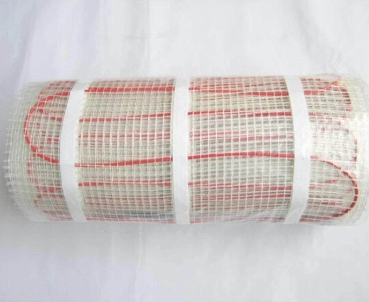 Mata grzewcza podłogowa Podłogowa mata grzewcza 230V 200w na m2 do płytek, ceramiki, porcelany, podłóg kamiennych itp. Mata grzewcza do kabli PCV 200W / m2-1,5m2 Losowa dostawa kolorów