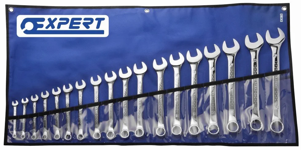 Britool Expert E110313 STD Metryczny klucz płasko-oczkowy (18-częściowy)