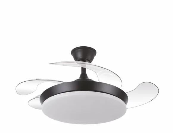 ABRILA Ventilador Dc Tridente 59w Niquel 4aspas Desp.107d, wentylator