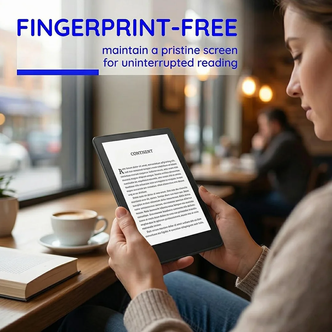 Matowa folia ochronna na wyświetlacz kompatybilna z Kindle Paperwhite 7 cali (12. generacja 2024) i Colorsoft Signature Edition - materiał PET premium z pełną ochroną