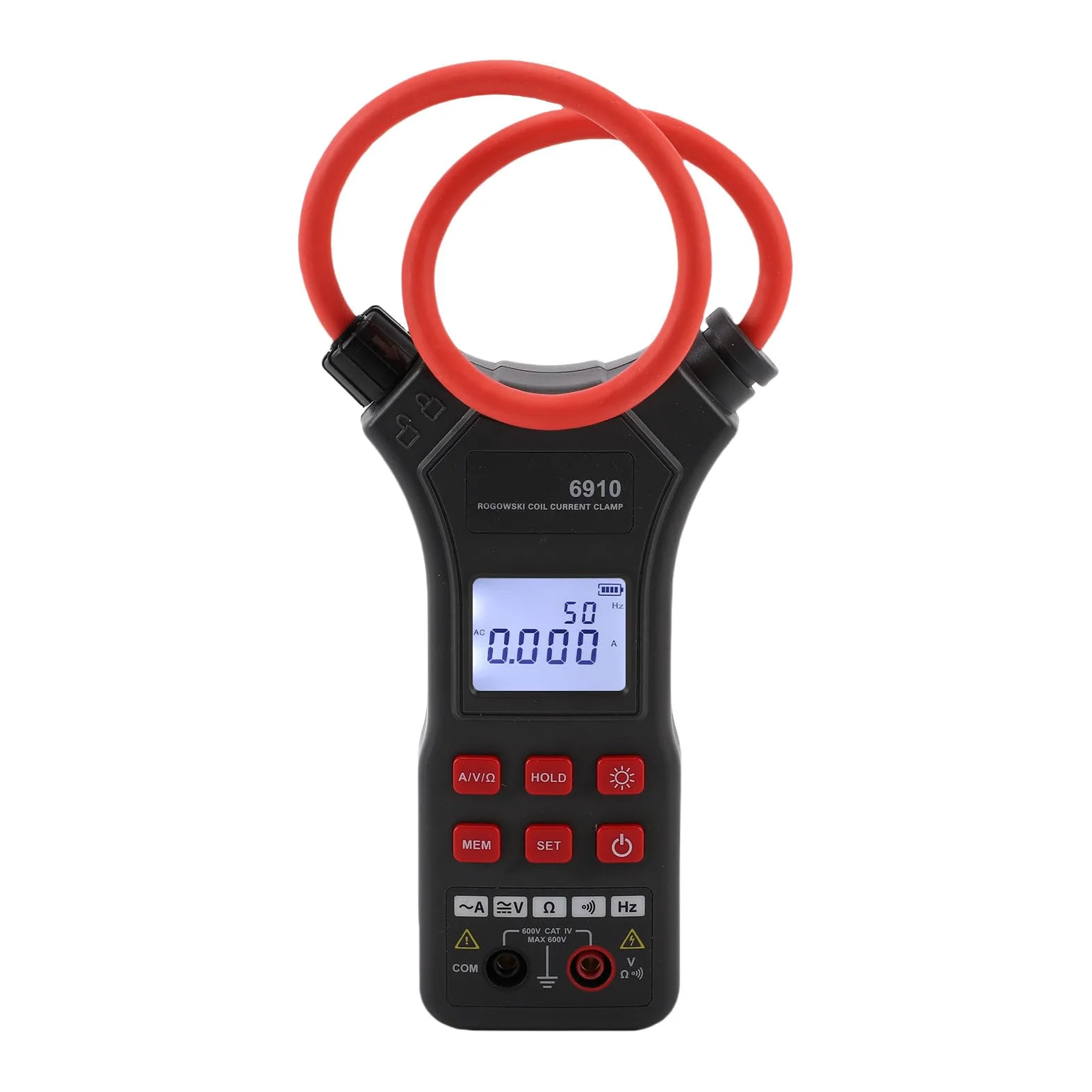Kadimendium Elastyczny Amperomierz Cęgowy True RMS 10000A 750 V AC Tester Napięcia do Okablowania i Prac Elektrycznych 1 Jednostka
