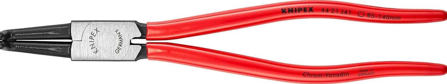KNIPEX Szczypce do pierścieni osadczych sprężynujących do montażu pierścieni wewnętrznych w otworach z tworzywa, 44 21 J41