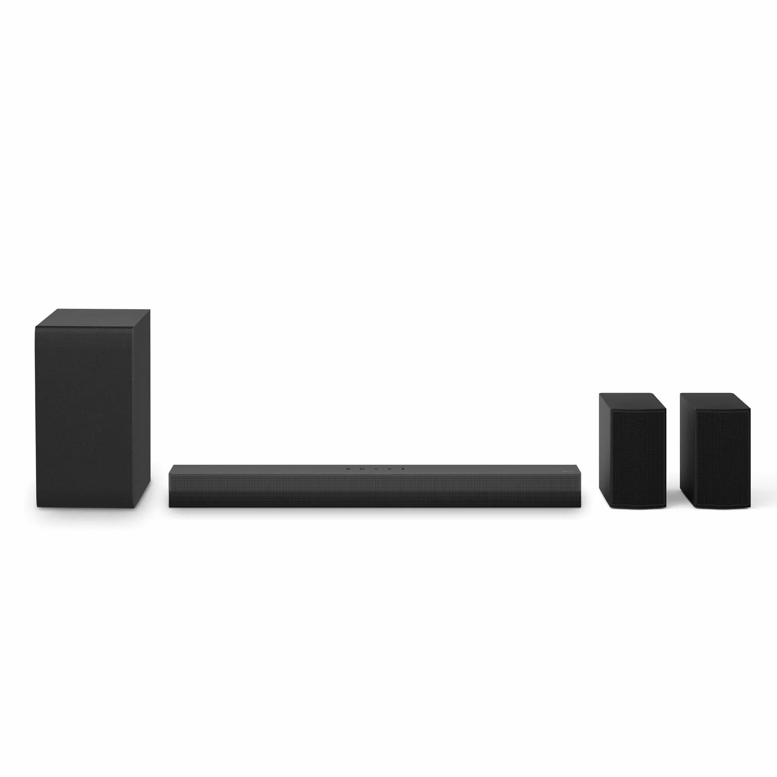 LG S40TR Smart Sound Bar, 400 W Moc i 4.1 kanałów, ze sztuczną inteligencją, inteligentnym zielonym produktem ekologicznym, dźwiękiem przestrzennym Dolby Atmos i DTS