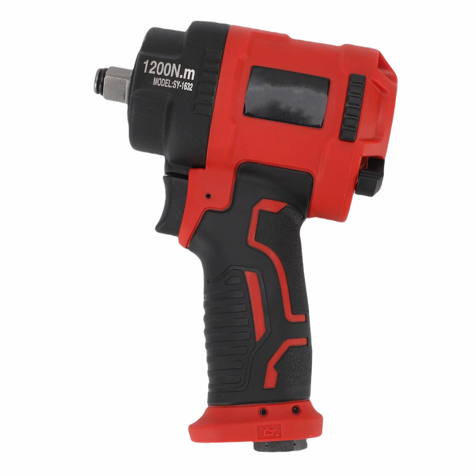 1/2 Cala Klucza Uderzenia Powietrza Lekka 1,3 Kg 1200n.m Max Moment Obrotowy 10000 Rpm prędkość Pneumatyczna Ergonomiczna Konstrukcja do Automatycznego Usuwania Opon z Rozluźnieniem śrub