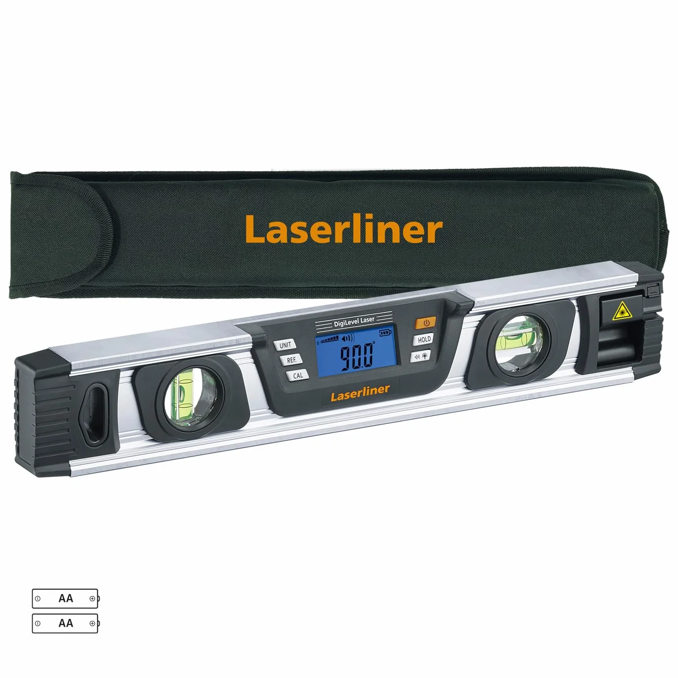 Umarex Laserliner DigiLevel Laser G40 cyfrowa poziomica elektroniczna (miernik elektroniczny, cyfrowy pomiar nachylenia 360°, sygnalizacja 90°/45°/0°, dokładność pomiaru ± 0,5 mm/m)
