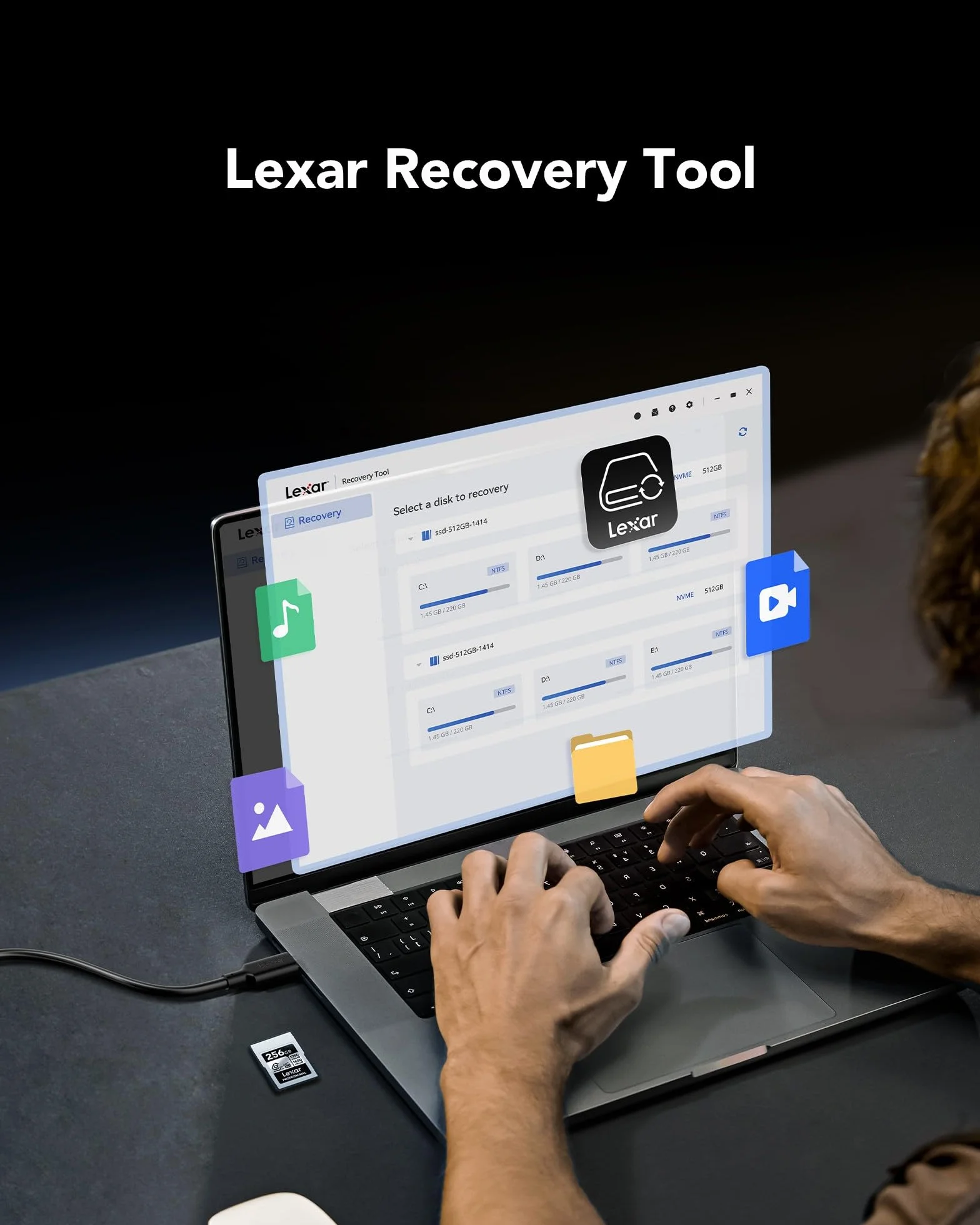 Lexar Professional CFexpress 4.0 karta typu A 256 GB, karta CFE do 1750 MB/s odczytu, VPG200, karta wideo 8K, karta pamięci kompatybilna z aparatami Sony Alpha Sony FX