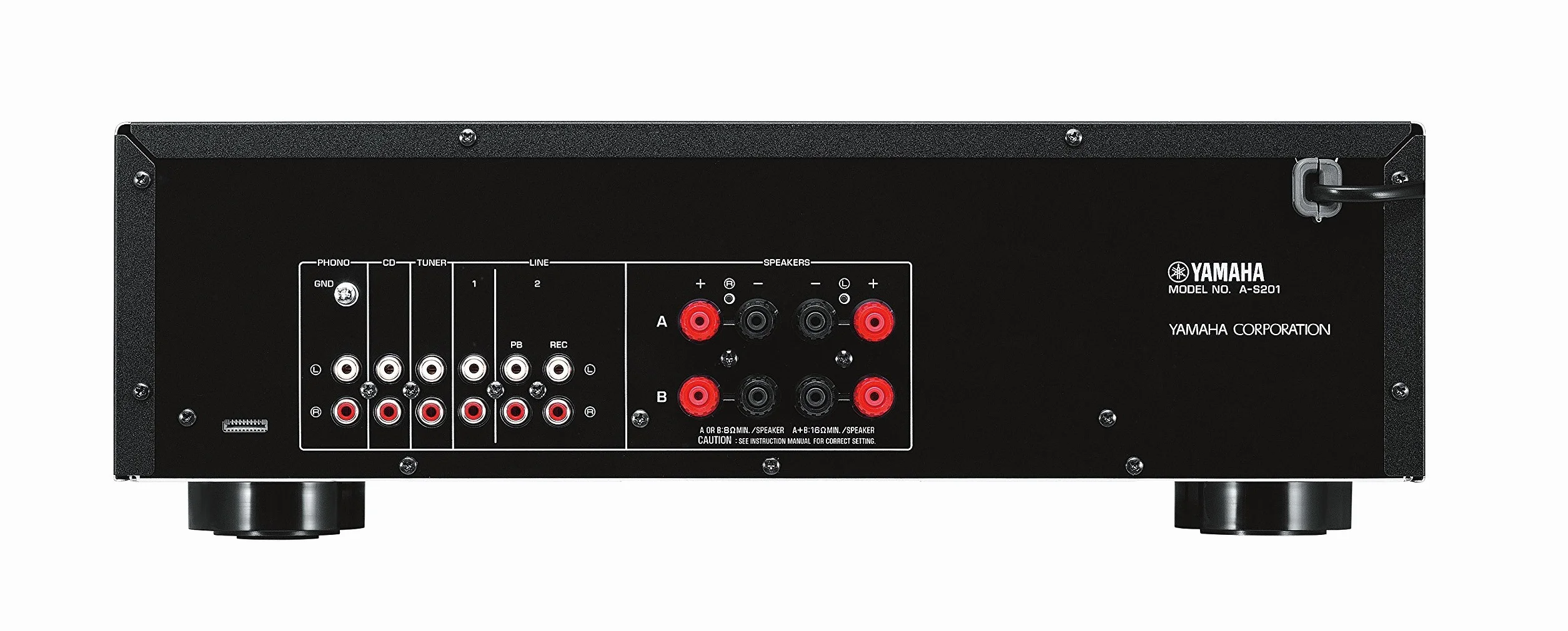 Yamaha Cd-S303 A-S201 Przedwzmacniacz Czarny 15 W