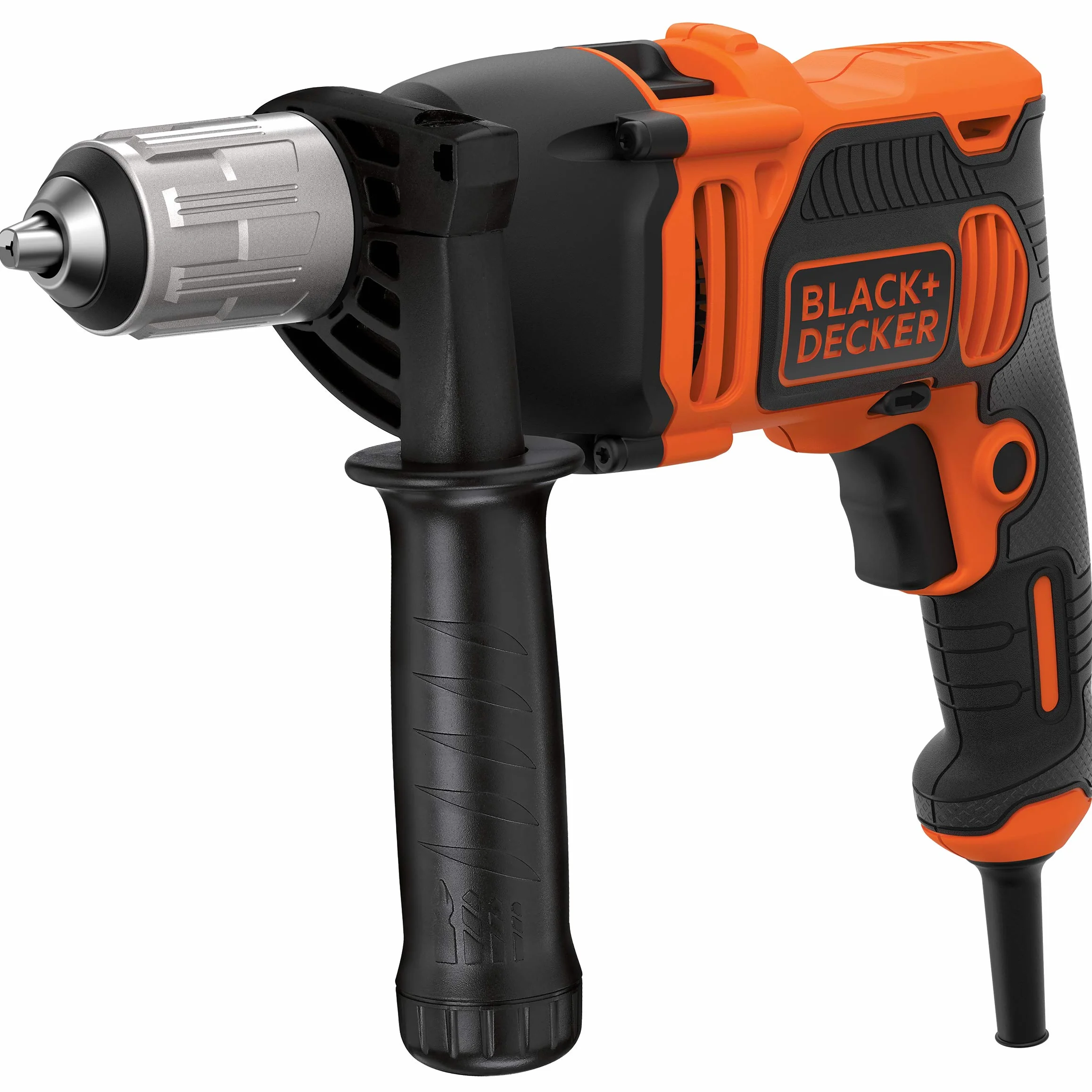 BLACK & DECKER Skuteczny Taladro percutor 550w, portawiertłos 13mm, 0-2.800 rpm, 47.600 ipm. incluye 1 wiertło (mampostería), 1 wiertło (drewno) i em dla profesjonalistów i majsterkowiczów 550w 13mm