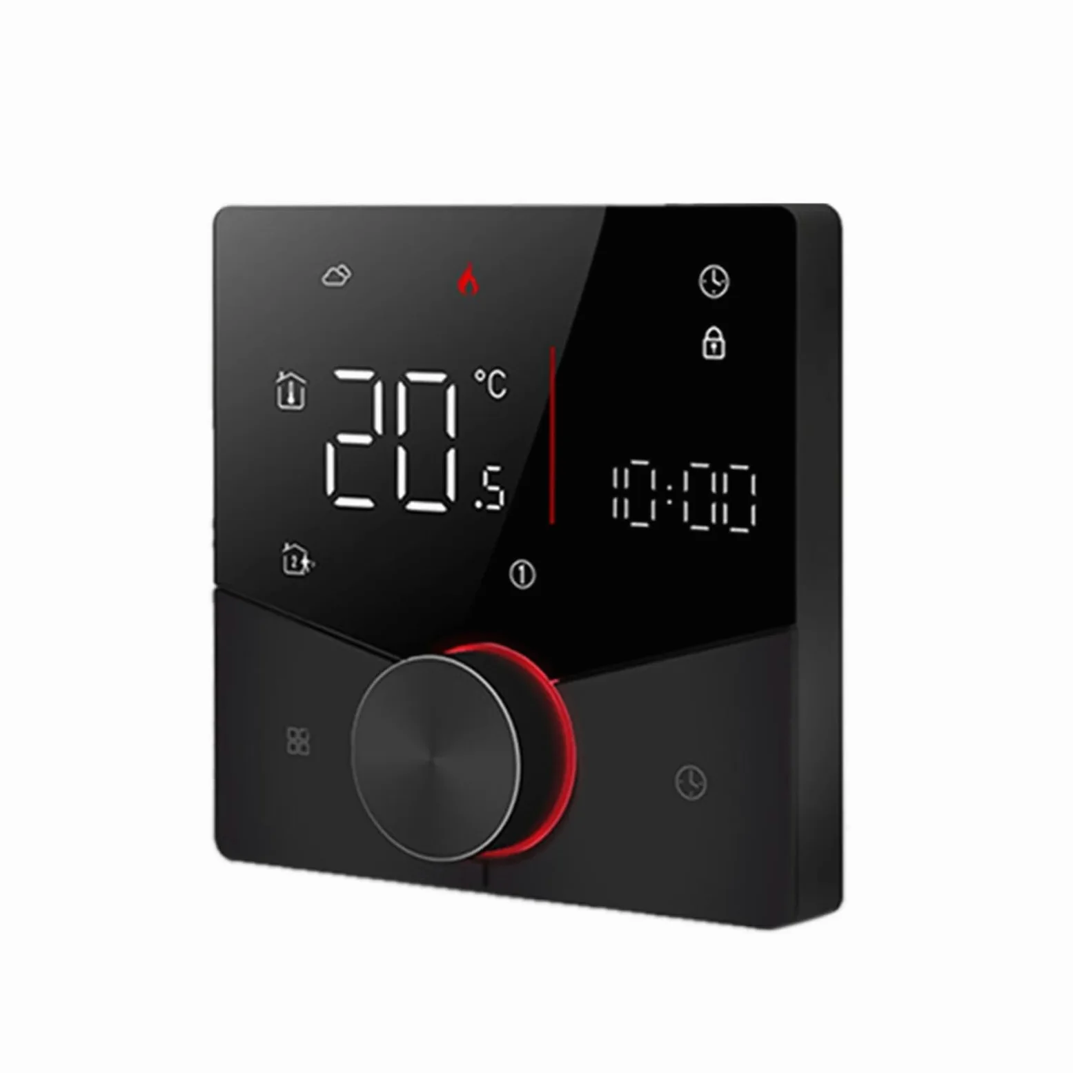 Inteligentny termostat, Inteligentny termostat grzewczy Cyfrowy regulator temperatury Wyświetlacz LCD Tygodniowy programowalny termostat Inteligentna kontrola aplikacji Life(Water Heating)