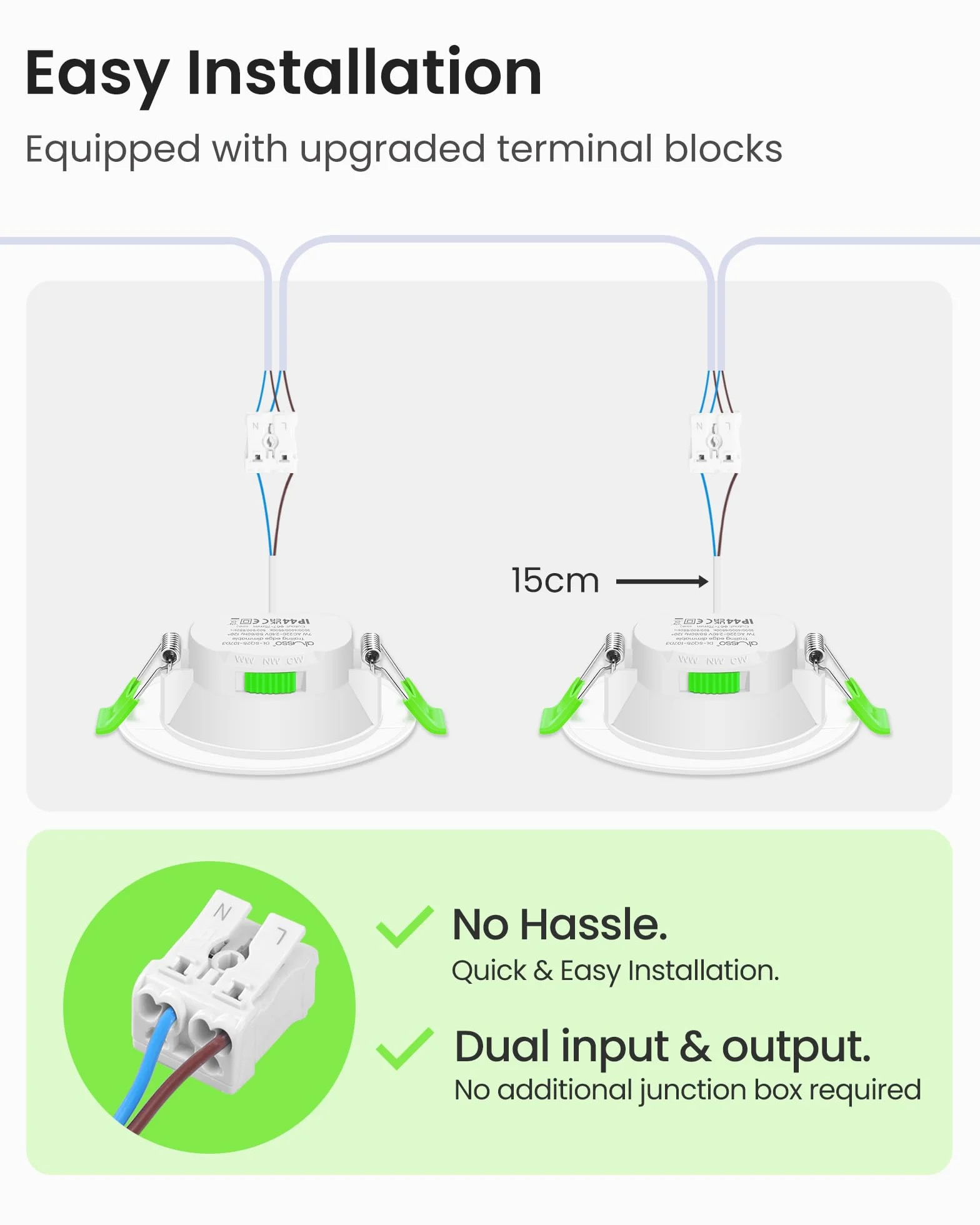 ALUSSO Regulowana Oświetlenie LED Spot 230V 7W Oświetlenie Sufitowe 3000K 4000K 6500K Wodoodporne IP44 Regulowane Wbudowane Oświetlenie Sufitowe do Łazienki, Salonu, Opakowanie 6szt, Okrągłe, Białe
