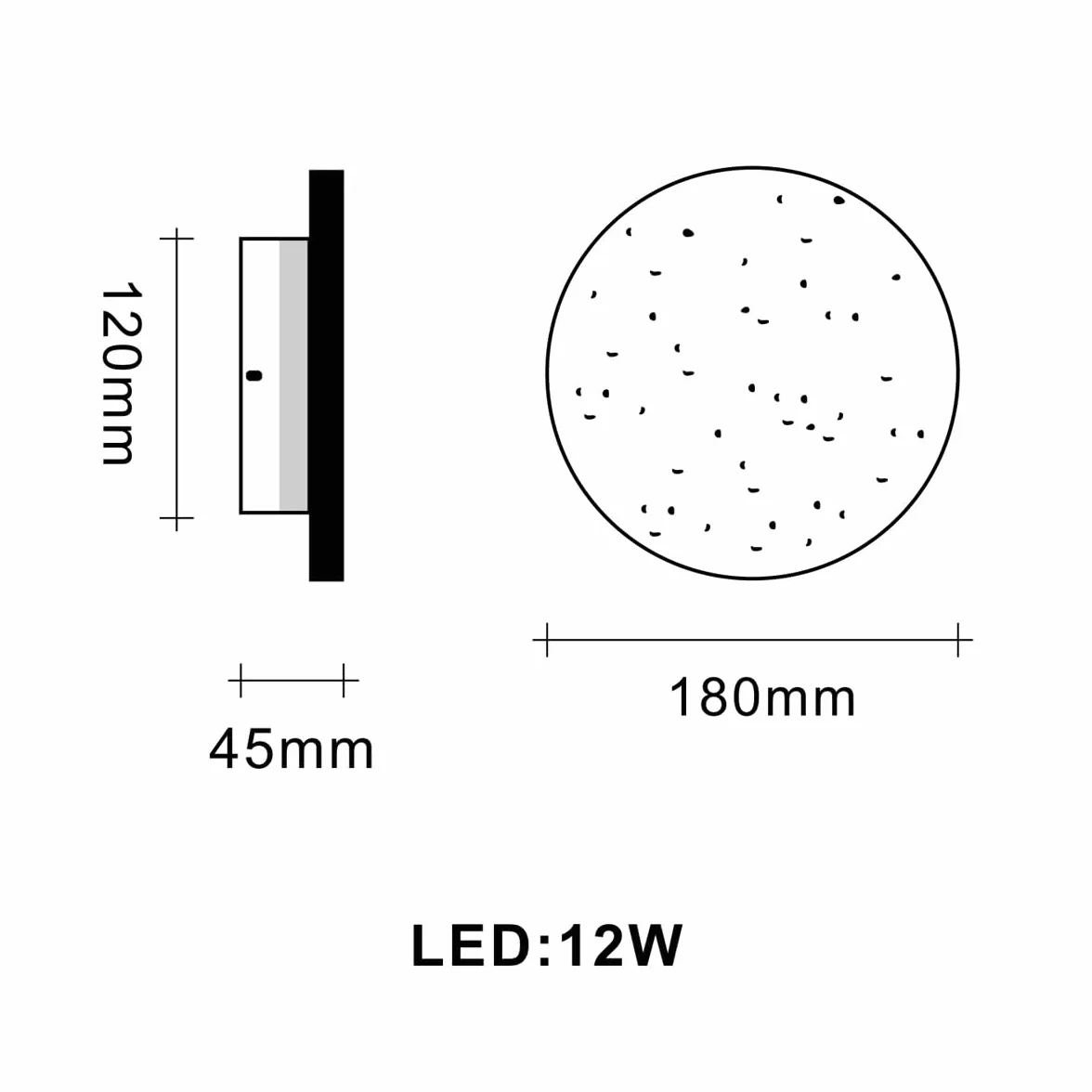 Okrągły kinkiet ścienny LED, szara cementowa lampa ścienna, minimalistyczna lampa do montażu na ścianie z eleganckim wykończeniem, nowoczesne kinkiety wewnętrzne oświetlenie do sypialni