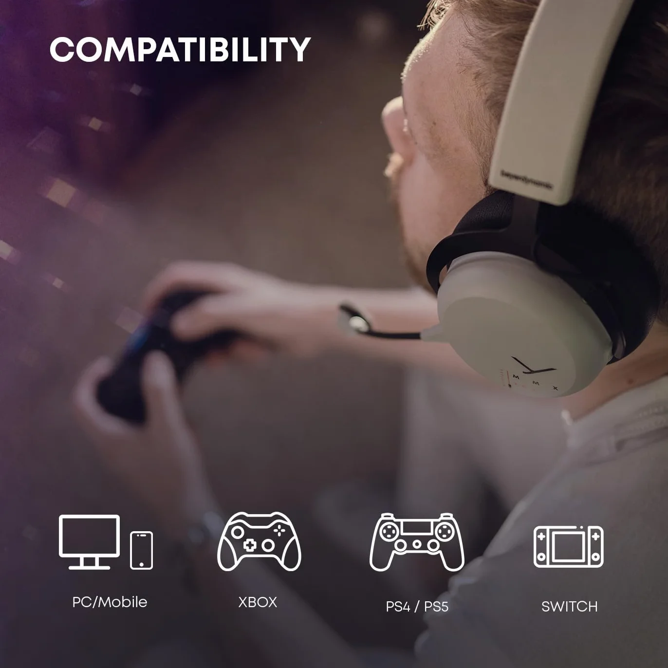 beyerdynamic MMX 200 bezprzewodowy zestaw słuchawkowy do gier z mikrofonem, szary
