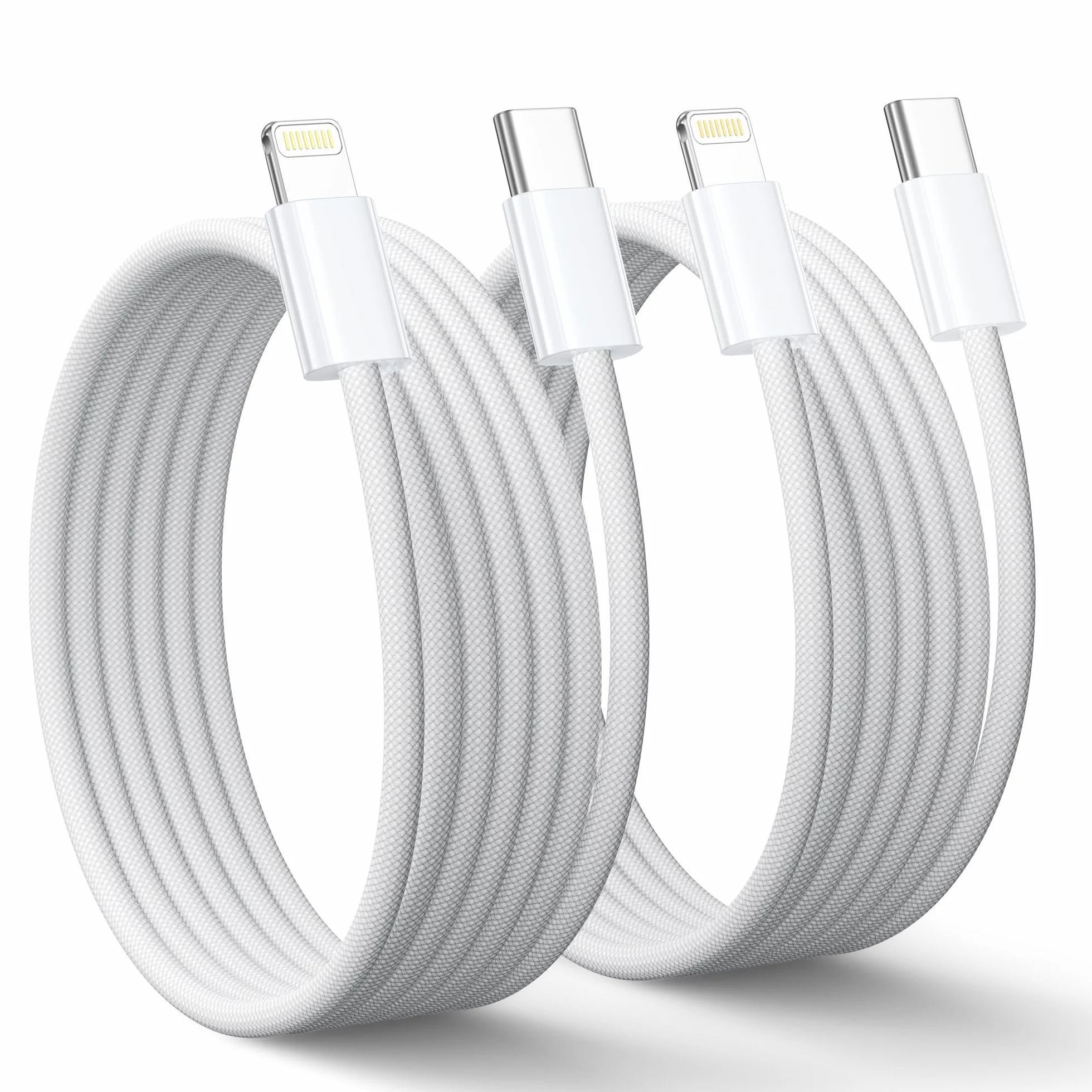 Kabel USB C do Lightning 2M MFi szybkie ładowanie PD do iPhone 14 13 12 11 Pro Max Mini XR XS X 8 Plus Zestaw 2 sztuk