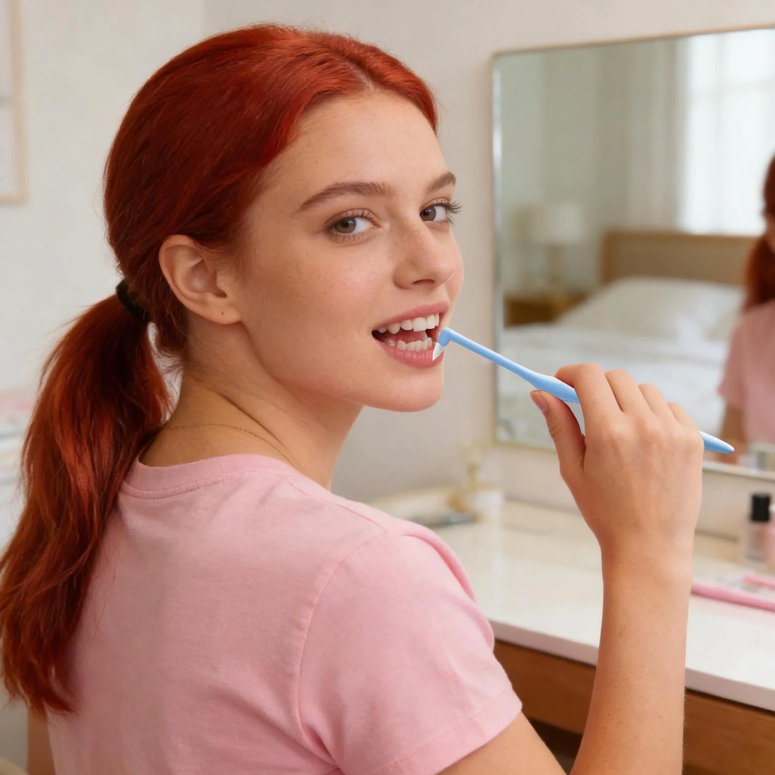 Gum End Tuft Toothbrush, Precise Soft Orthodontic Cleaning Brush, Small Head Design, Care Tool, Home, Dormitory, Hotel, Travel, Apartment