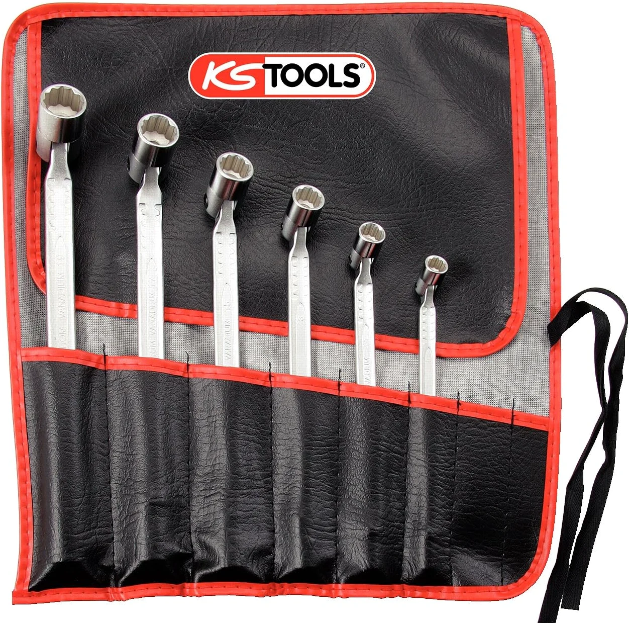 KS Tools 517.0310 Zestaw podwójnych kluczy przegub 6-szt, 8x9-18x19mm
