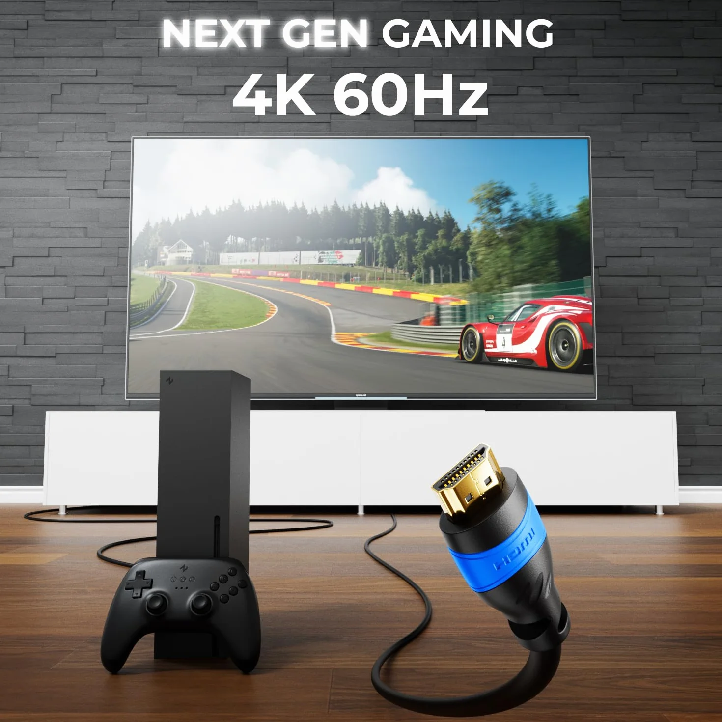 deleyCON 1,5m HDMI Kabel 2.0a/b High Speed z Ethernet UHD 4K 60Hz HDR HDCP 2.2 18Gbps Czarny