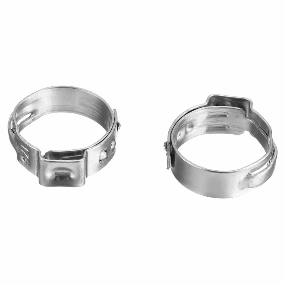 Opaski zaciskowe, 10 szt. regulowanych zacisków śrubowych ze stali nierdzewnej 304 o średnicy 8-152 mm do rur i węży(16.0 19.2 mm)