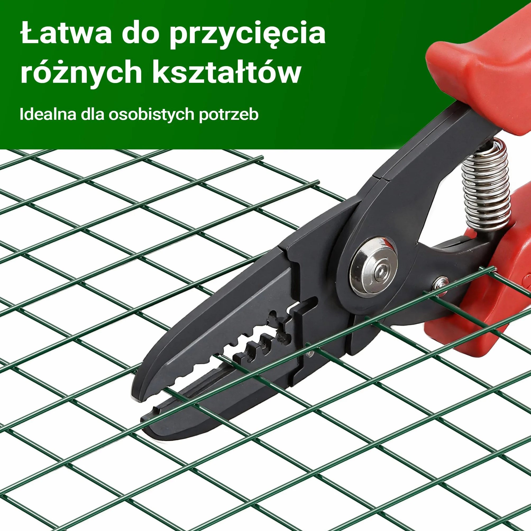 Wiltec Siatka ogrodzeniowa ocynkowana 0,5 x 5 m, zielona, stalowa siatka leśna na woliery i gryzonie, drut 1,42 mm, oczka 25 x 25 mm