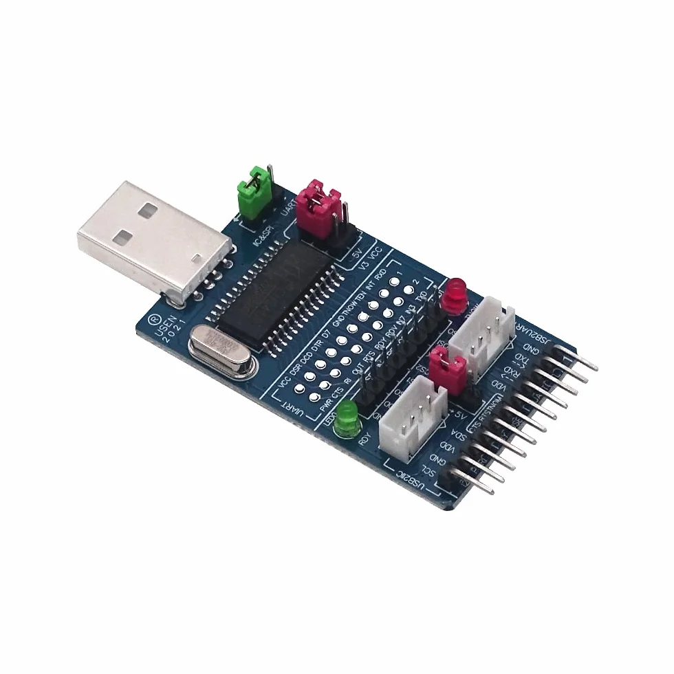 DollaTek CH341A USB do SPI I2C UART TTL ISP szeregowy adapter konwerter RS232 RS485