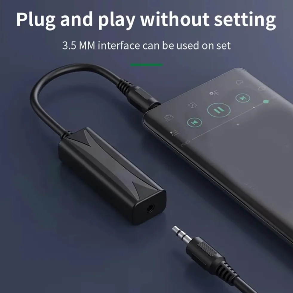 3,5 mm AUX Audio Filtr Przeciwzakłóceniowy Pętli Uziemienia Isolator Redukcji Szumów do Domowego Systemu Stereo Samochodowego