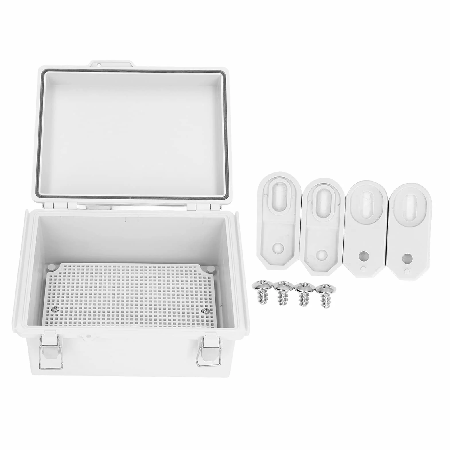 ABS Skrzynka Przyłączowa IP67 Wodoodporna Skrzynka Projektowa Skrzynka Przyłączowa DIY Obudowa Elektryczna do Wewnątrz na Zewnątrz 220x170x110mm
