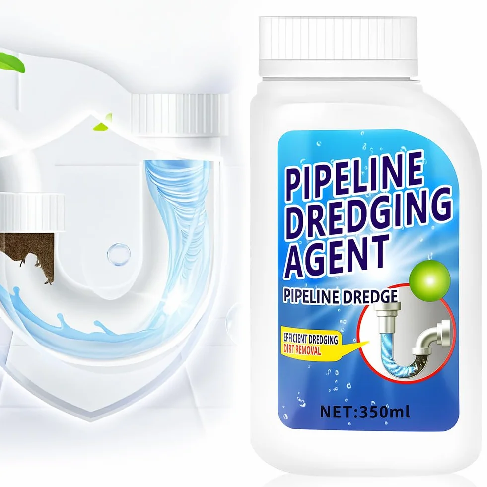 Drain Unblocker 350 ml, środek do Udrażniania Zlewów, Usuwa Włosy i Nieprzyjemny Zapach z Pryszniców, Silna Formuła Czyszcząca, Bezpieczny dla Wszystkich Rur, Usuwa Zatory i Wolno
