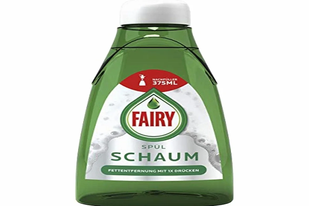 Fairy Płyn do mycia naczyń, pianka do mycia naczyń, wkład do startera, butelka z pompką, butelka uzupełniająca, 375 ml (1)