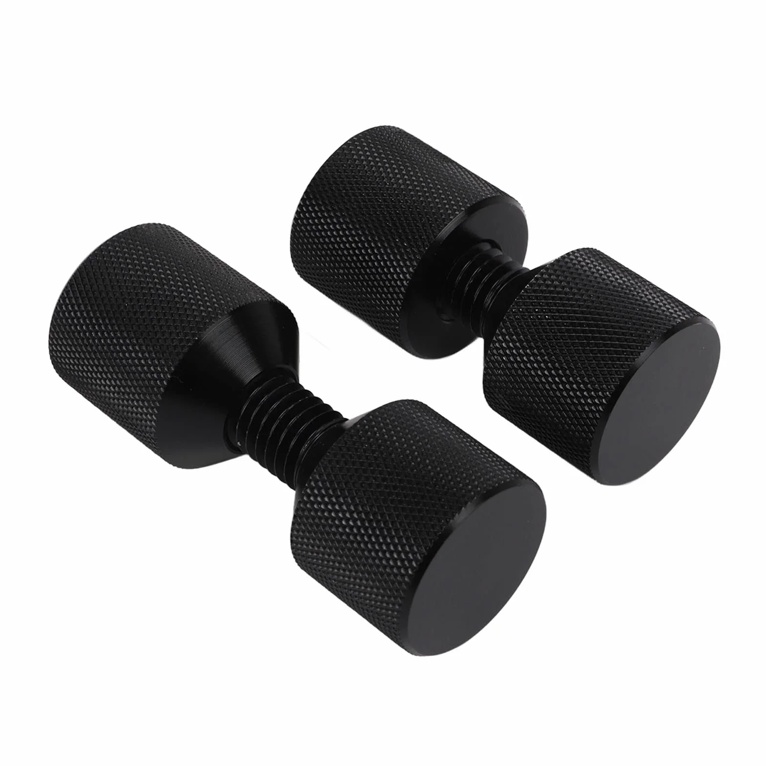 Zestaw 2 szt. Kołków 1-1/8in z 2 Otworami z Gwintem Aluminiowym 2-otworowym Kołnierzem do Ustawiania Kołków do Kołnierzy ASME 150LB od 1/2in-14 w