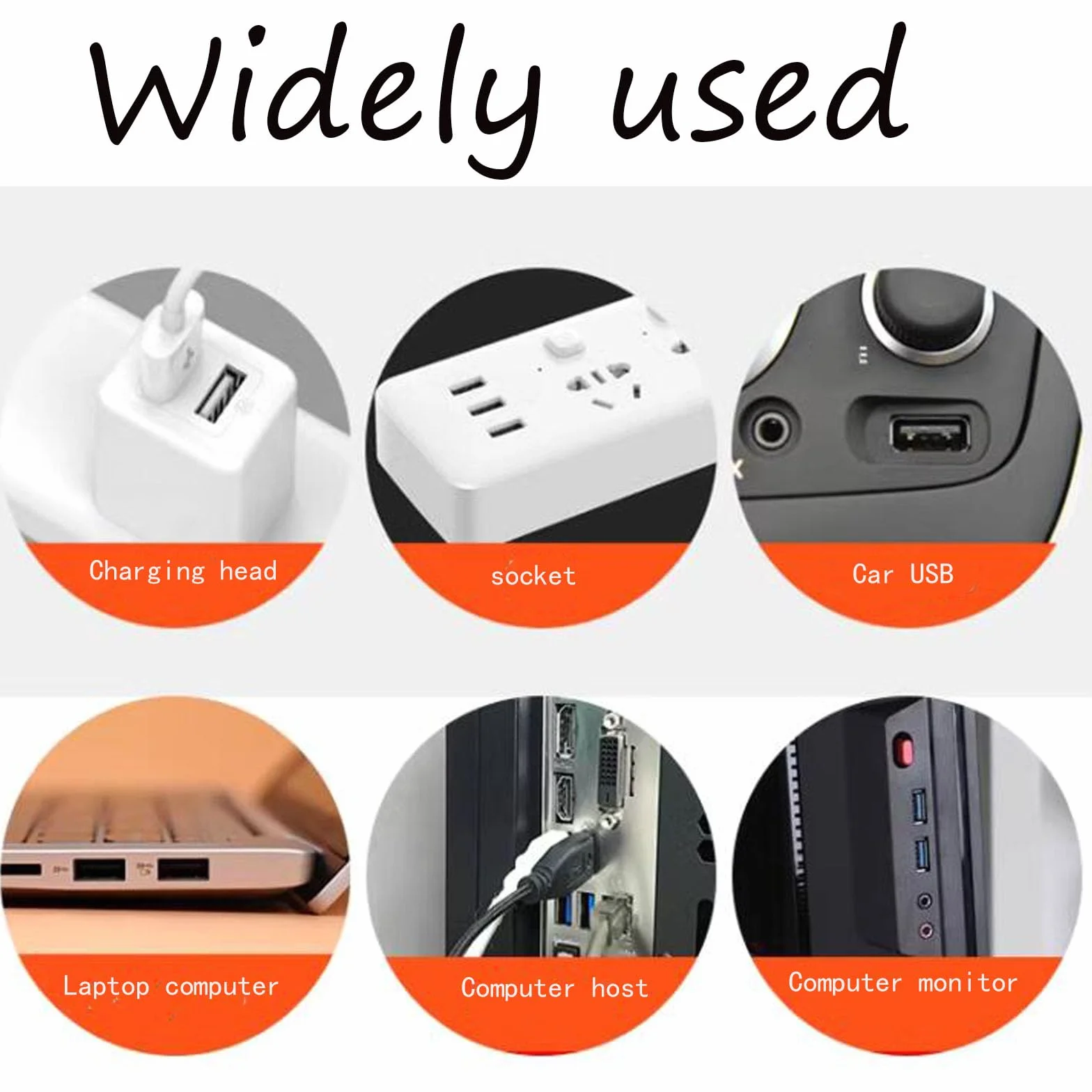 JCKD 30 sztuk silikonowych zatyczek przeciwpyłowych USB 2.0/3.0, czarne