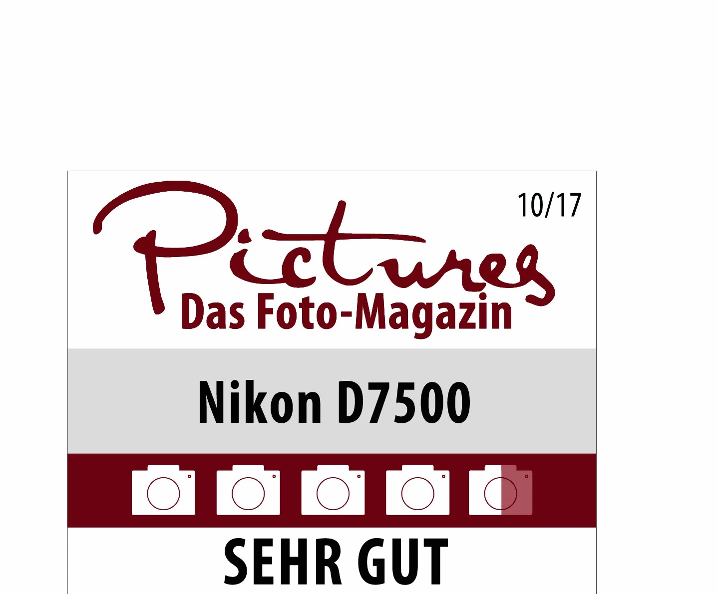 Nikon D7500 Aparat Cyfrowy Czarny 135 x 104 mm