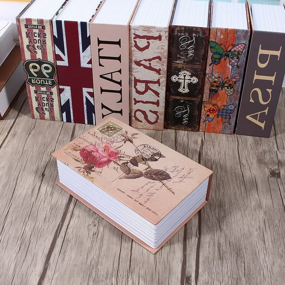 Tajny sejf na książki, słowniki i gotówkę, sejf na biżuterię, (Rose Diary Type)