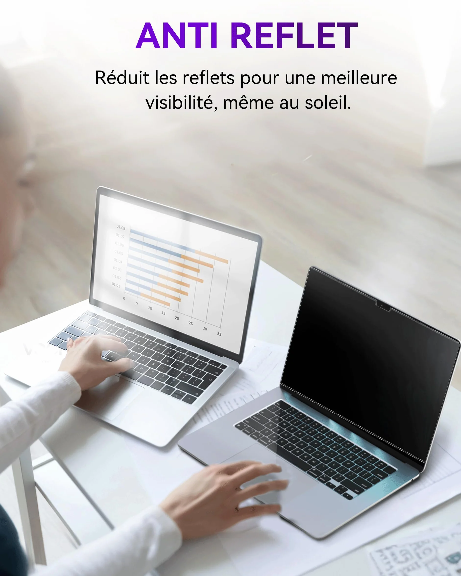 Magnetyczny filtr prywatności dla MacBooka Pro 16 cali (2021-2024, M4, M3, M2, M1 Pro/Max), zdejmowana osłona przeciw szpiegowi/niebieskiemu światłu ekran Mac Pro 16,2"
