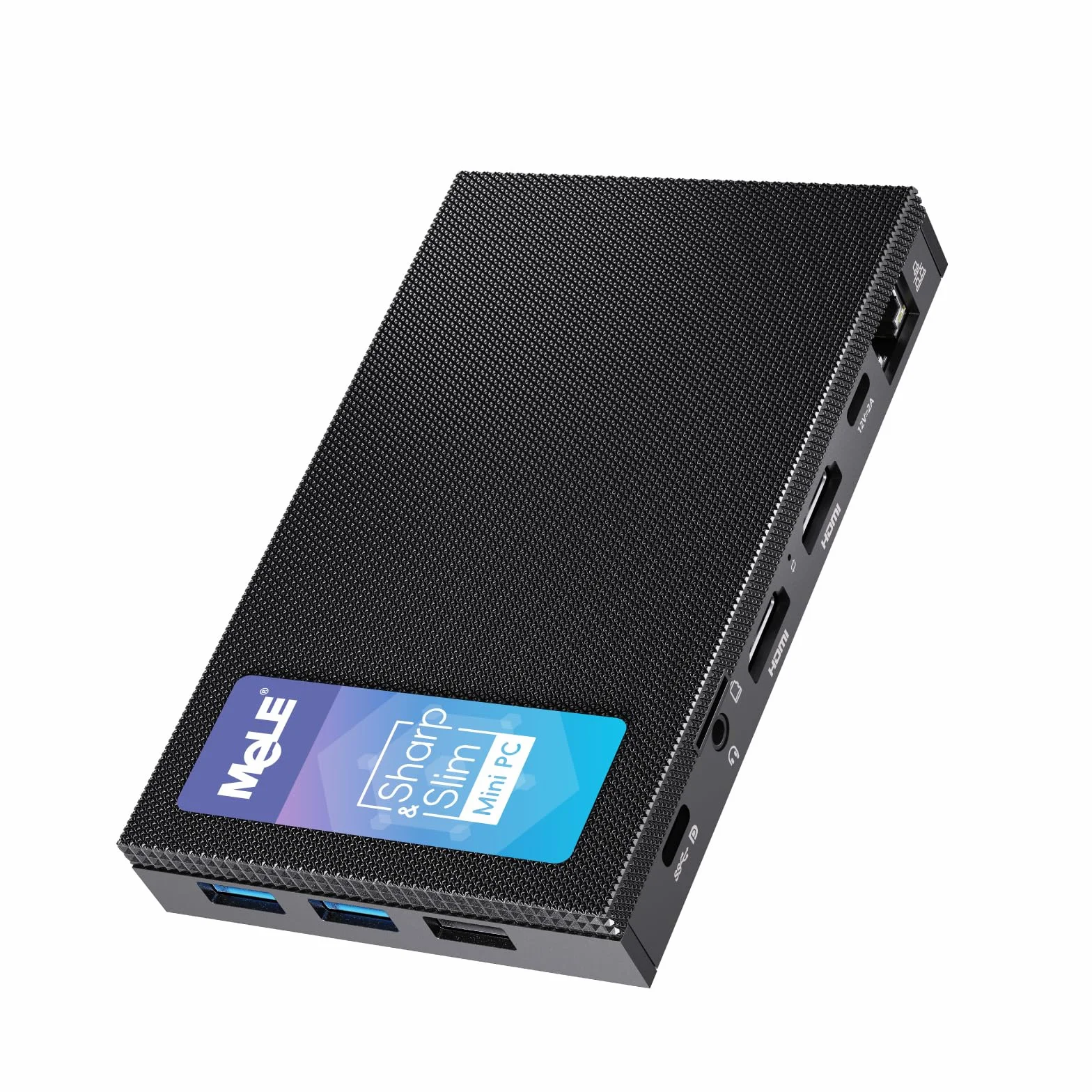 MeLE Fanless Mini PC Quieter 4C N150 16GB RAM 512GB Pamięci Cichy Komputer do IoT USB-C Podwójnym HDMI