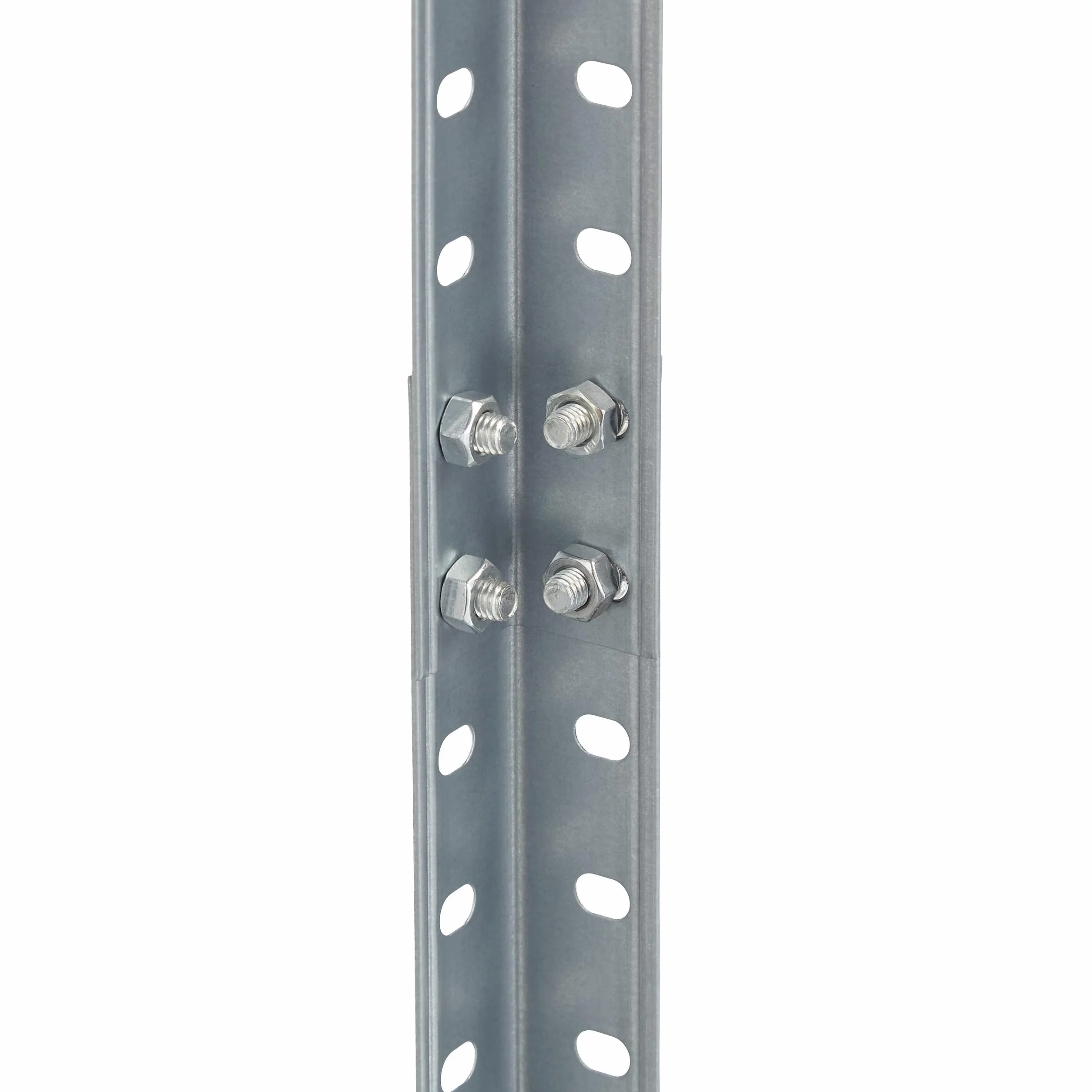 Relaxdays regał magazynowy do 160 kg, metalowa półka, 4 poziomy, szafka do garażu 145x75,5x30 cm, srebrny