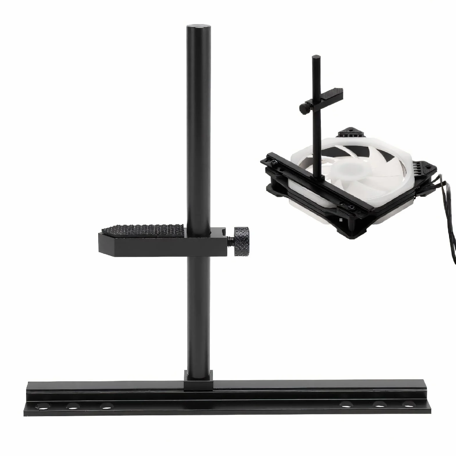 XUMIUZIY Obsługa Karty Graficznej, Obsługa Obsługi GPU Stabilna z Poziomem dla 9 Cm 12 Cm 14 (BLACK)